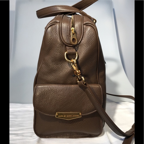 NWT Marc by Marc Jacobs Large Leather Side Pockets Satchel - Picture 3 of 7